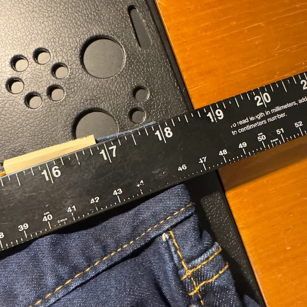 NWT Levis 513 Slim Straight Jeans Mens 36x32 Indigo Blue Dark Wash Classic Denim